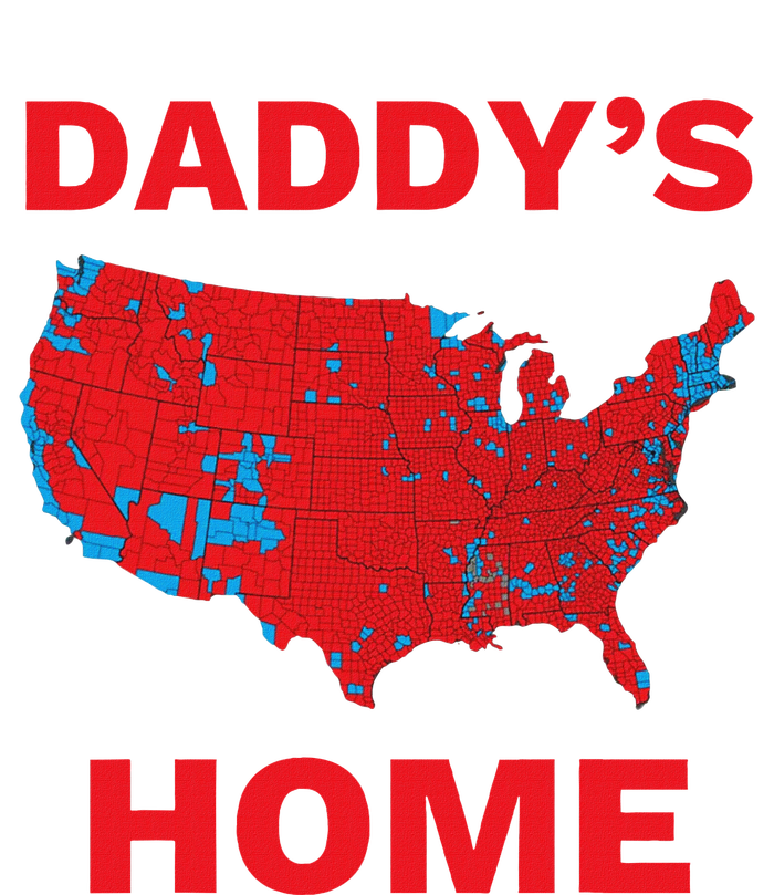 Trump 2024 DaddyS Home Trump Won 2024 Electoral College Map T-Shirt