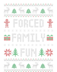 Funny Ugly Christmas Sweater Forced Family Fun Christmas Women's V-Neck T-Shirt