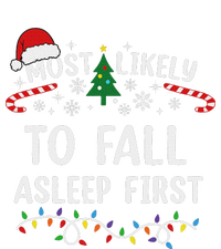 Most Likely To Fall Asleep First Family Matching Christmas Long Sleeve Pajama Set