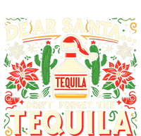 Dear Santa DonT Forget The Tequila Funny Drinking Christmas Ladies Essential Flowy Tank