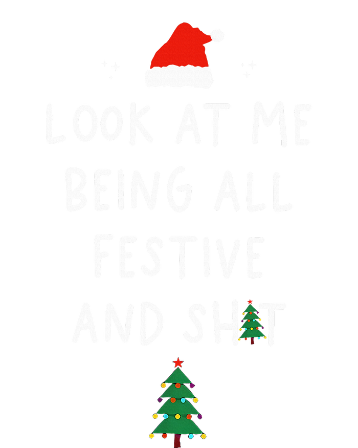 Funny Christmas Tree Look At Me Being All Festive Sweatshirt Cinch Pack Bag