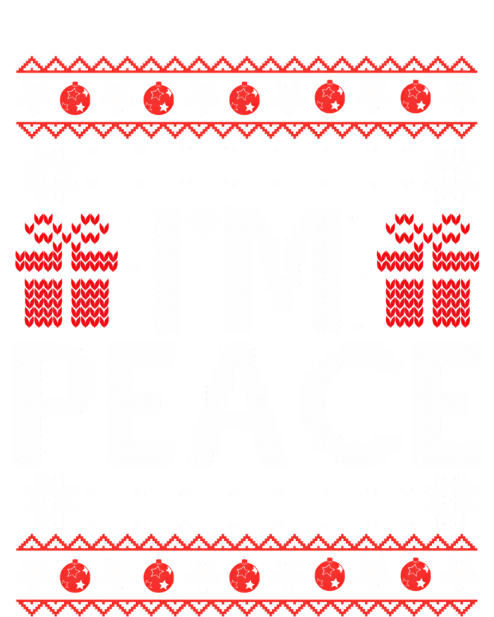 I Come In Peace IM Peace Matching Ugly Christmas Sweater Sweatshirt T-Shirt