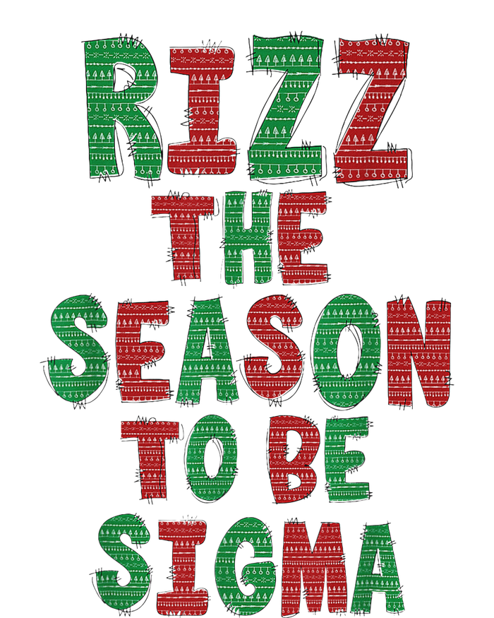 Rizz The Season Funny Gen Alpha Slang Christmas Teacher T-Shirt