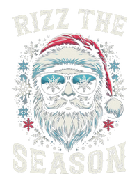 Rizz The Season Silly Christmas Funny Santa N Women's Flannel Pajama Set