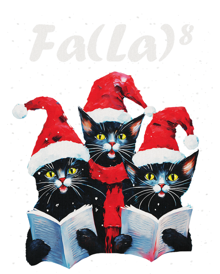 Fa La 8 Cats Singing Christmas Carols Cat Lover Grommeted Golf Towel