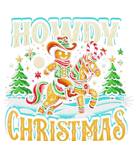 Howdy Christmas Gingerbread Man Cowboy Ride Horse Western T-Shirt