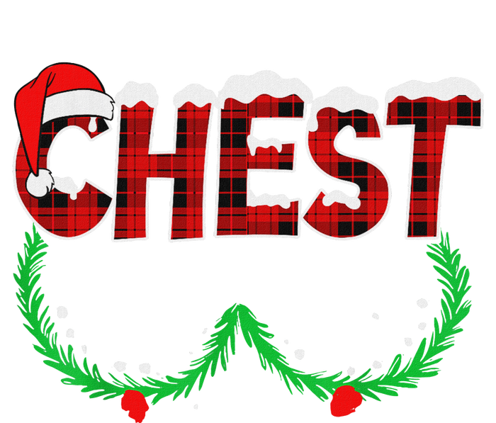 Chest Nuts Matching Chestnuts Funny Christmas Couples Chest Women's T-Shirt