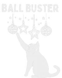 Christmas Cat Ball Buster Xmas Ornaments Funny Holiday Kids Long Sleeve Shirt