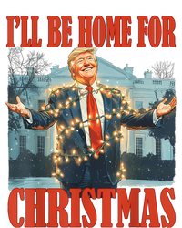 ILl Be Home For Christmas Santa Funny Trump Xmas Pajamas Pajama Set