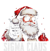 Sigma Claus Santa Funny Christmas Rizz Male The Rizzler Meme Women's Knotted Racerback Tank