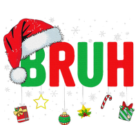 Bruh Funny Christmas Red Plaid Ns Xmas Pajamas Hoodie