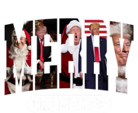 Merry Trumpmas Santa Trump Christmas Pajamas Funny Sweatshirt Women's Flannel Pajama Set