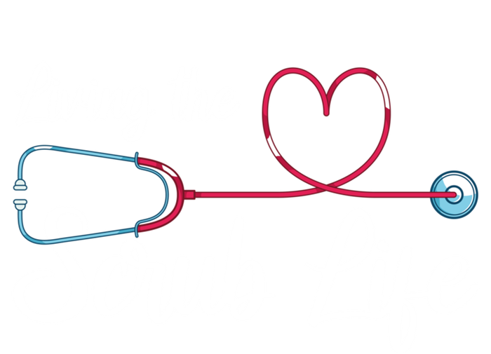 Living The Scrub Life Stethoscope Nursing Nursery Nurse Cool Gift Hoodie