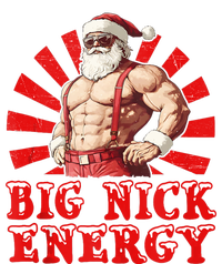 Big Nick Energy Funny Santa Christmas Vintage Youth Performance Sprint T-Shirt