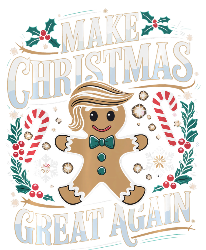 Funny Trump Gingerbread Man Make Christmas Great Again 2024 Wool Snapback Cap