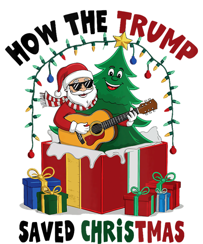 How The Trump Saved Christmas Funny Holiday Christmas Trump T-Shirt