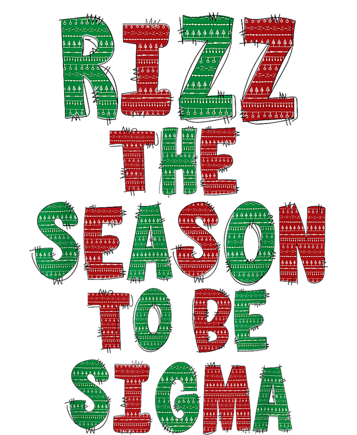 Rizz The Season Funny Gen Alpha Slang Christmas Teacher T-Shirt