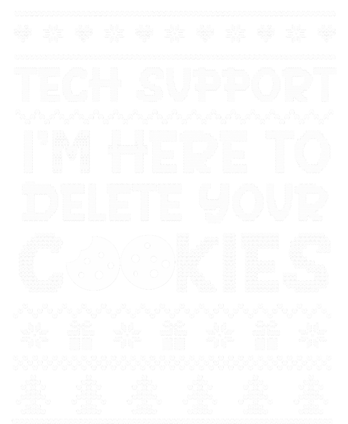 Tech Support IM Here To Delete Your Cookies Christmas Xmas Ladies Long Sleeve Shirt