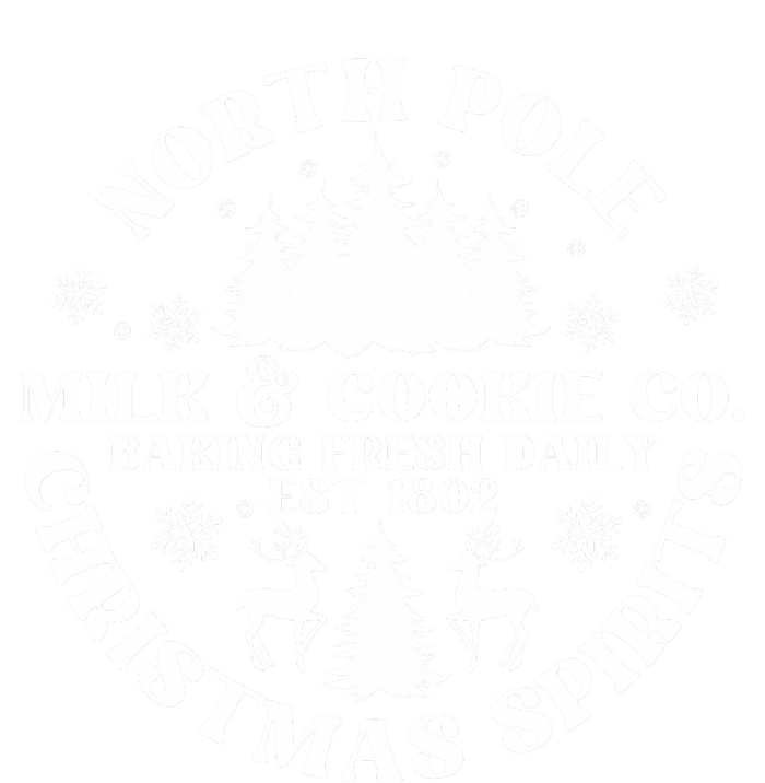 North Pole Milk And Cookie Co Gingerbread Christmas Bakery T-Shirt