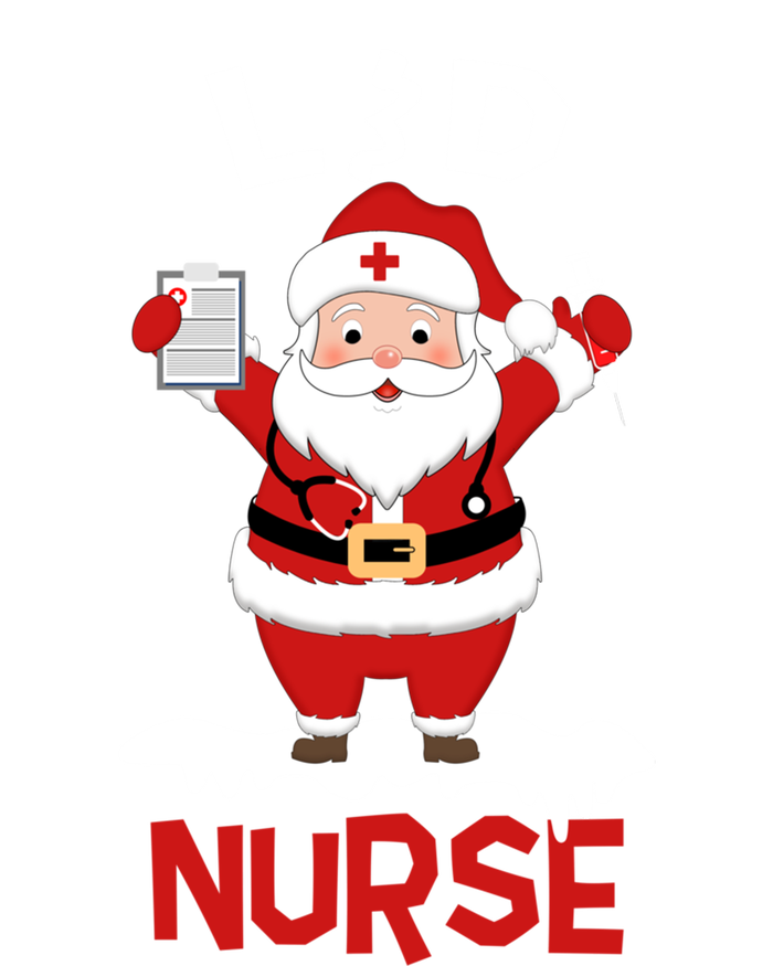 L And D Nurse Santa Claus Stethoscope Christmas Xmas Gift T-Shirt