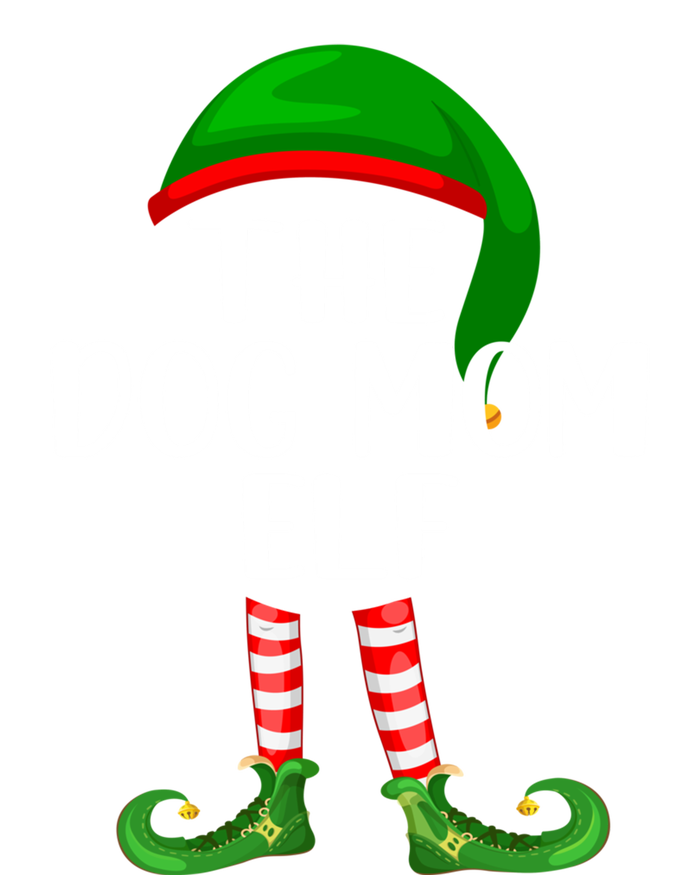 Matching Family Group The Dog Mom Elf Christmas Gift T-Shirt