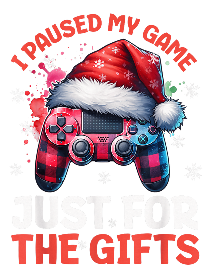 Gamer Christmas Red Hat Plaid Buffalo Gaming Xmas Video Games Christmas Pj T-Shirt