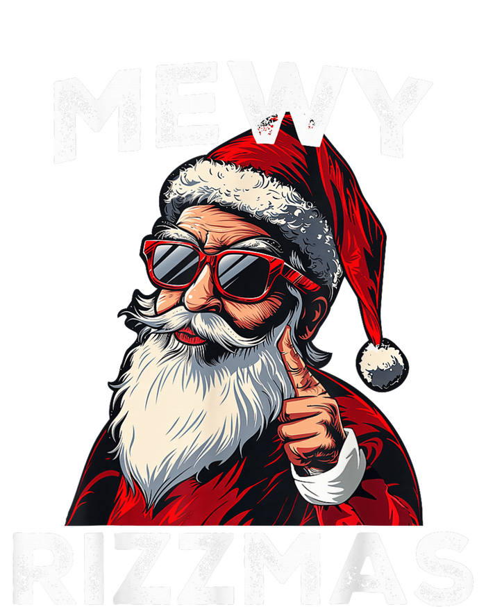 Mewy Riz Zmas Funny Santa Mewing Joke Riz Z M.E.N.S. Christmas Youth Performance Sprint T-Shirt