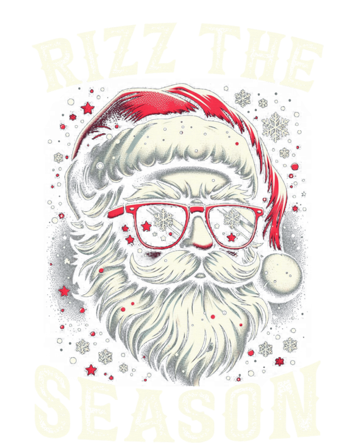 Rizz The Season Silly Christmas Funny Santa Teen Hoodie