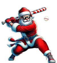 Santa Playing Baseball Christmas Baseball Player T-Shirt