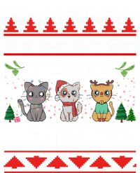 Meowy Catmas Cute Cats Funny Christmas Xmas Ugly Style Gift T-Shirt