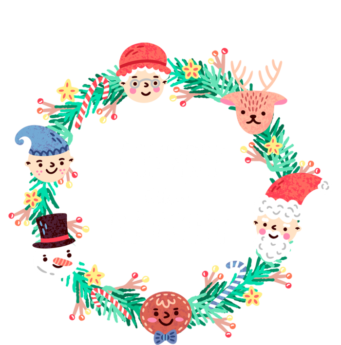 Merry And Bright Christmas Xmas Family Holidays Gift Gift T-Shirt