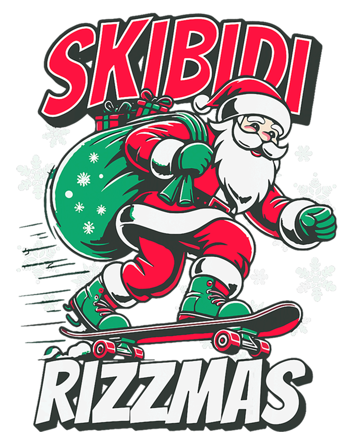 Skibidi Rizzmas Funny Santa Rizz Christmas Pajama Set