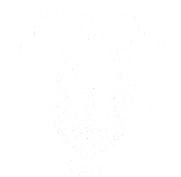 Heavy Christmas Ho Ho Ho Bad Santa Club Heavy Metal Knit Cap Winter Beanie