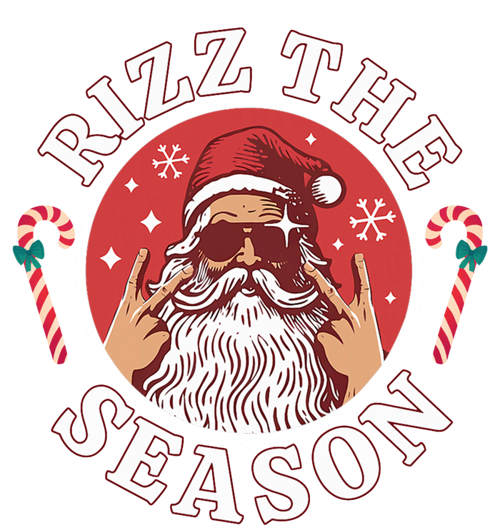 Punk Rock Rizz The Season Funny Santa Clause T-Shirt