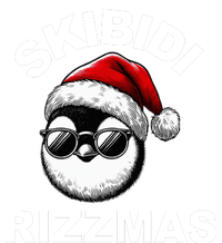 Skibidi Rizzmas Funny Christmas Penguin T-Shirt