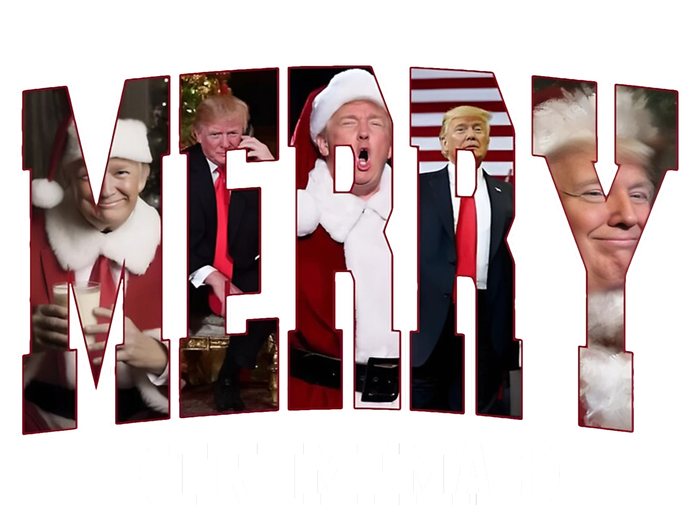 Merry Trumpmas Donald Trump Christmas Kids T-Shirt