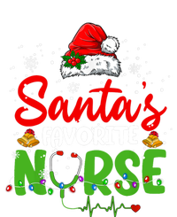 Nurse Santas Favorite Nurse Funny Christmas Funny Gift T-Shirt