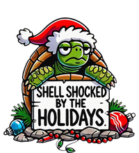 Shell Shocked By The Holidays Grumpy Turtle Christmas Funny Ladies PosiCharge Competitor Racerback Tank