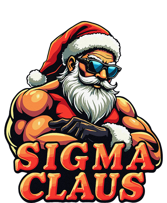 Funny Sigma Claus 2024 Christmas Santa Rizz Gift T-Shirt