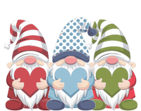 ValentineS Day Three Gnomes Holding Heart For Wo Girl Full-Length Apron With Pockets