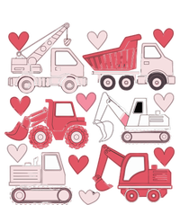 Valentines Day Construction Trucks Funny Boy Kids T-Shirt