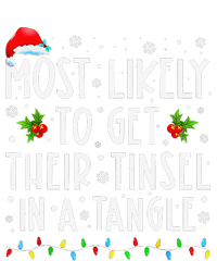 Most Likely To Get Their Tinsel In A Tangle Family Christmas Gift T-Shirt