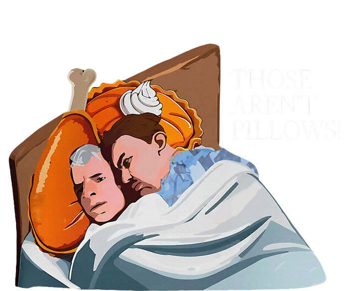 Those ArenT Pillows Funny Thanksgiving Meme Turkey Pie Women's Flannel Pajama Set