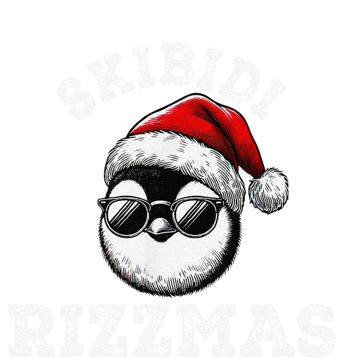 Rizzmas Funny Gen Alpha Slang Christmas Penguin Gift T-Shirt