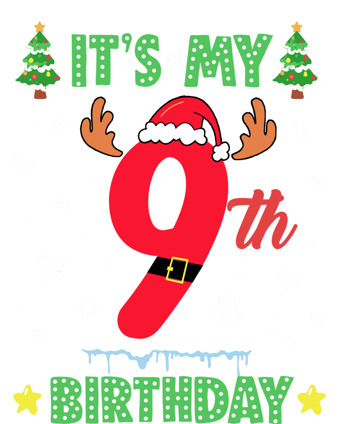 Merry Christmas ItS My 9th Birthday Xmas T-Shirt