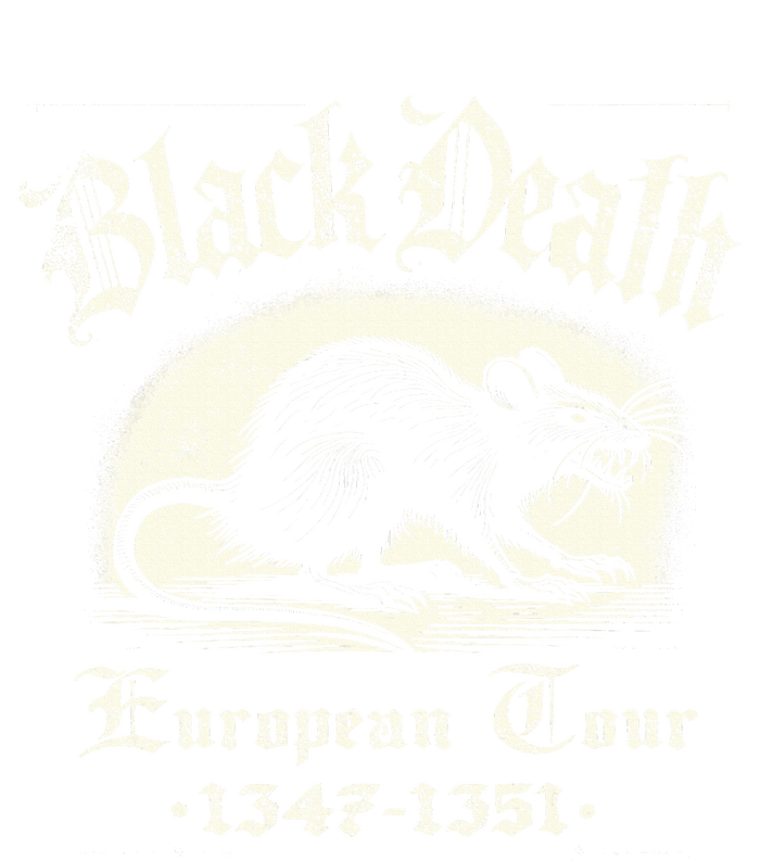 Black Death European Plague Rat Medieval History T-Shirt