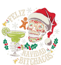 Feliz Navidad Bitchachos Funny Skull Spanish Merry Christmas T-Shirt