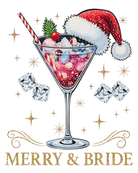 Merry And Bride Bachelorette Party Cocktail Drink Christmas Premium T-Shirt