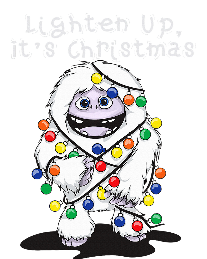 Lighten Up Its Christmas Yeti Abominable Snowman Bigfoot T-Shirt