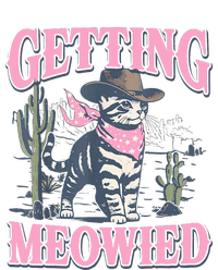 Meowdy Bachelorette Party Cowgirl Getting Meowied Cat Bride T-Shirt